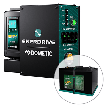 Enerdrive 4WD Canopy Explorer System with 40A DC2DC Charger, With Lithium Battery