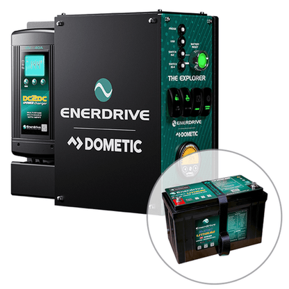 Enerdrive 4WD Canopy Explorer System with 40A DC2DC Charger, With Lithium Battery