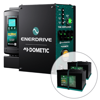Enerdrive 4WD Canopy Explorer System with 40A DC2DC Charger, With Lithium Battery