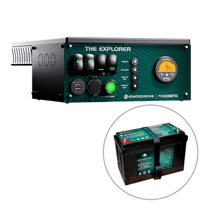 Enerdrive 4WD Canopy Explorer System with 40A DC2DC Charger, With Lithium Battery