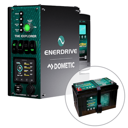 Enerdrive 4WD Canopy Explorer System with 40A DC2DC Charger, With Lithium Battery