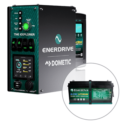 Enerdrive 4WD Canopy Explorer System with 40A DC2DC Charger, With Lithium Battery