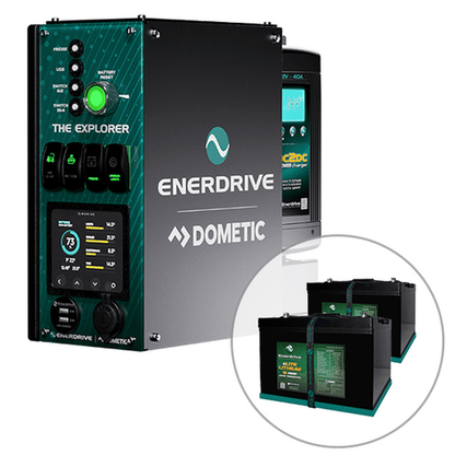 Enerdrive 4WD Canopy Explorer System with 40A DC2DC Charger, With Lithium Battery
