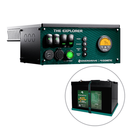 Enerdrive 4WD Canopy Explorer System with 40A DC2DC Charger, With Lithium Battery