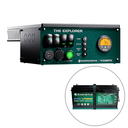 Enerdrive 4WD Canopy Explorer System with 40A DC2DC Charger, With Lithium Battery