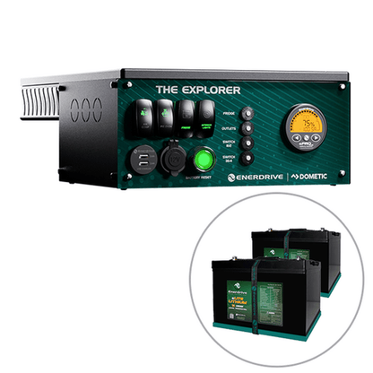 Enerdrive 4WD Canopy Explorer System with 40A DC2DC Charger, With Lithium Battery