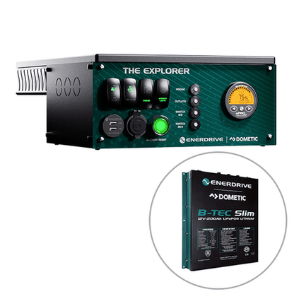 Enerdrive 4WD Canopy Explorer System with 40A DC2DC Charger, With Lithium Battery