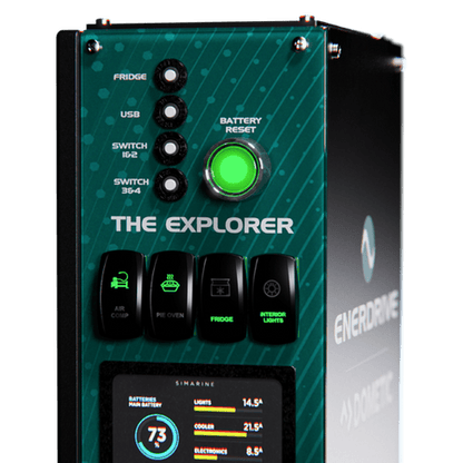 Enerdrive 4WD Canopy Explorer System with 40A DC2DC Charger, With Lithium Battery