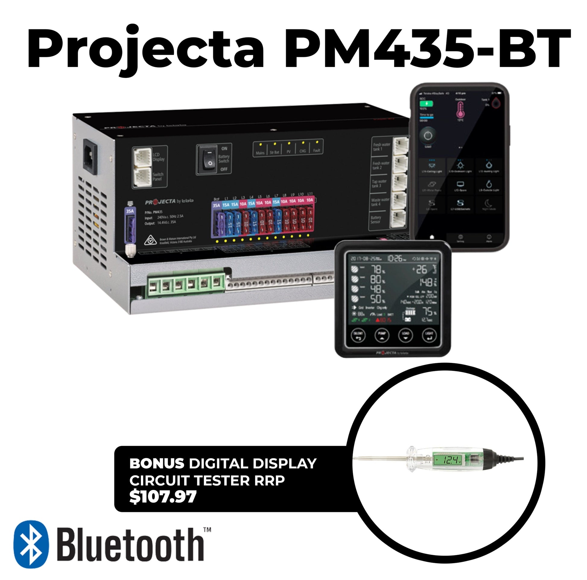 PROJECTA PM435-BT – Voltage Electrical Supplies