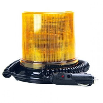 LED Beacon RB130 Series 10-36V Amber Magnetic Mount 10W Quad Strobe - RB130MY
