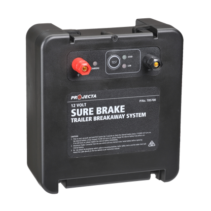 Projecta TBS700 Sure Brake 12V Emergency Trailer Breakaway Kit – Compliant & Ready